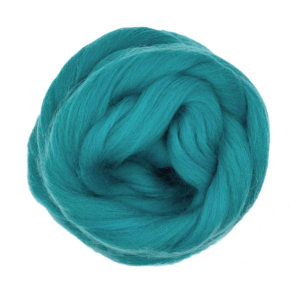 soft start corriedale top teal